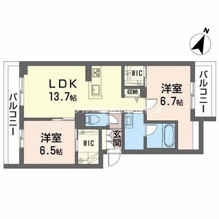 ル・フレーズ（ＢＥＬＳ認証・ＺＥＨ）の物件間取画像